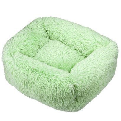 Square Cat Bed green